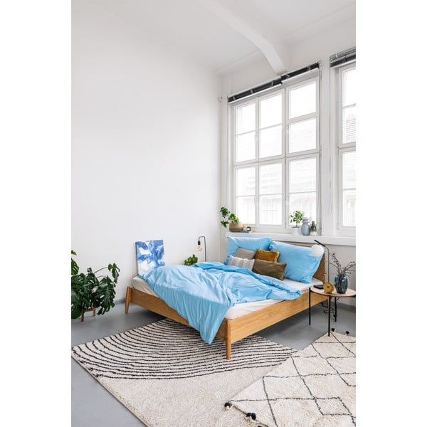 Azúrkék kétszemélyes pamut ágynemű, 200 x 220 cm - Bonami Selection-image-4