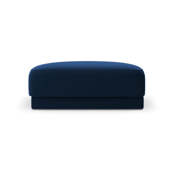 Sötétkék bársony puff Miley  – Micadoni Home-image-3