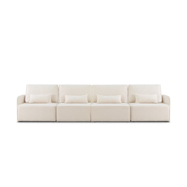 Krémszínű buklé sarokkanapé (variálható) – Really Nice Things-image-2