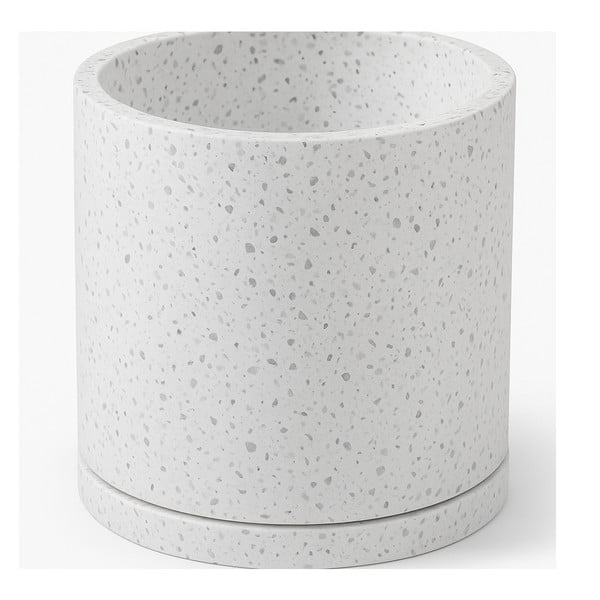 Terrazzo 2 db fehér virágcserép, ø 26 cm - Bonami Selection-image-1