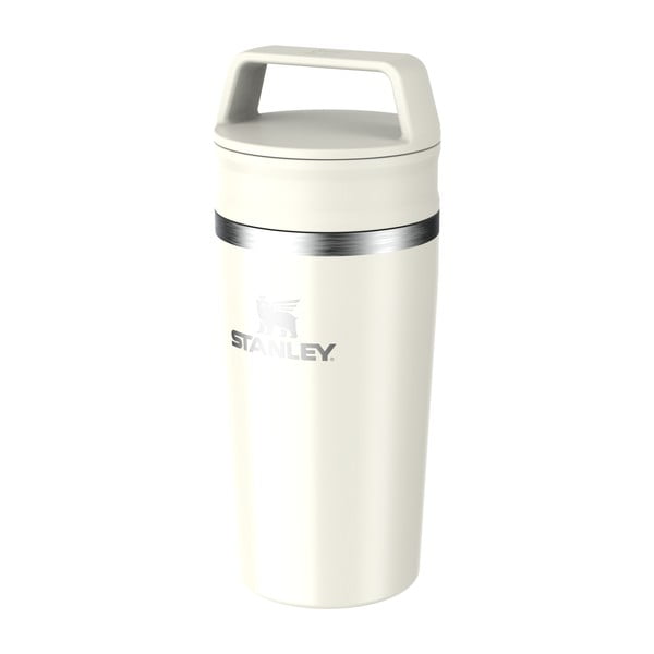 Krémszínű rozsdamentes acél termobögre 350 ml Café-To-Go Cream Gloss – Stanley-image-1