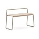 Bézs-natúr színű pad Tinn – Kave Home