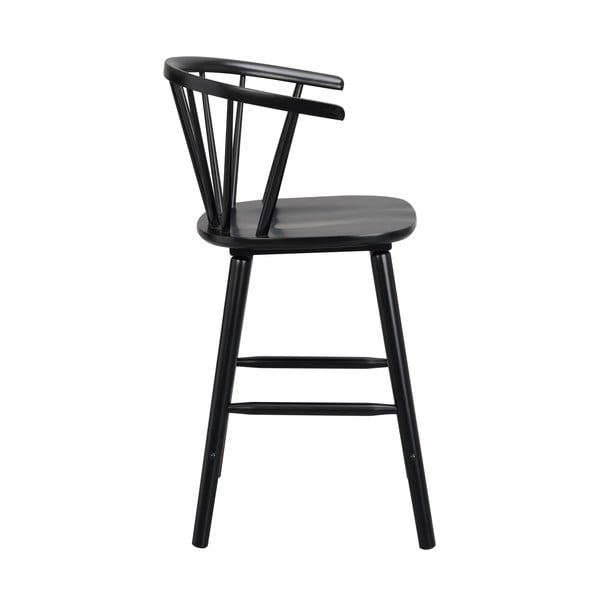 Carmen fekete kaucsukfa bárszék - Rowico-image-3