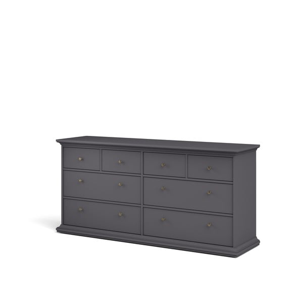 Szürke alacsony komód 183x87 cm Paris – Tvilum-image-2