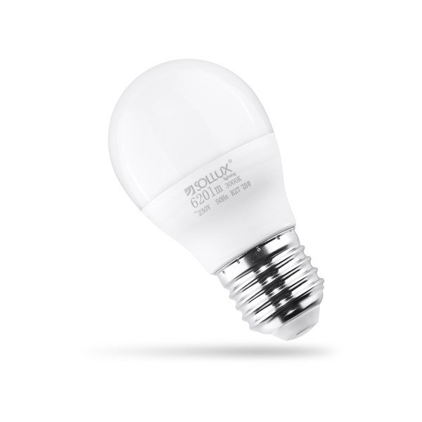 Meleg fehér LED izzó E27, 7,5 W – Sollux