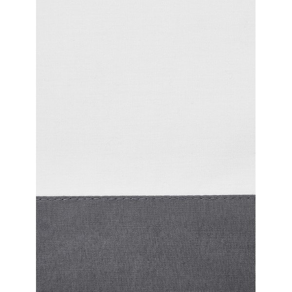 Fehér pamut perkál dekoratív párnahuzat, 40 x 80 cm - Westwing Collection-image-1