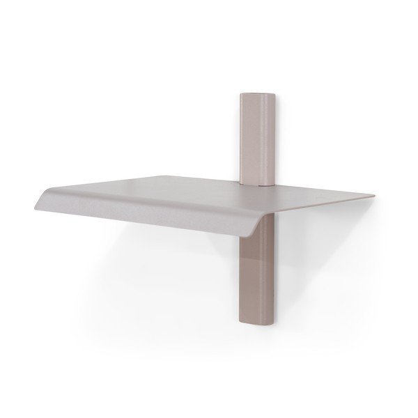 Szürkésbarna fém fali polc 28 cm Hola – Spinder Design-image-3