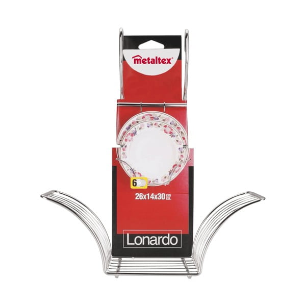 Függő krómozott acél fedőtartó Lonardo – Metaltex-image-2