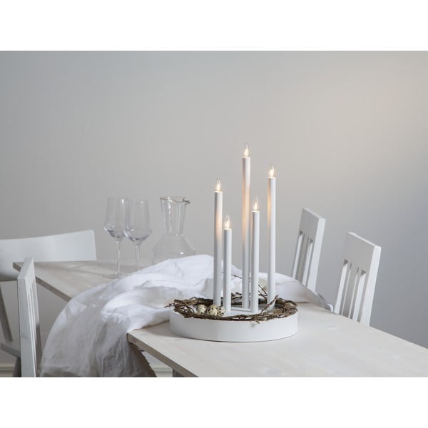 Fehér fénydekoráció ø 32 cm Deco – Star Trading-image-3