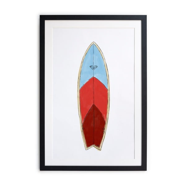 Surf Board keretezett poszter, 40 x 60 cm - Really Nice Things