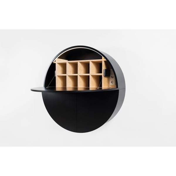 Pill fekete többfunkciós fali asztal - EMKO-image-1