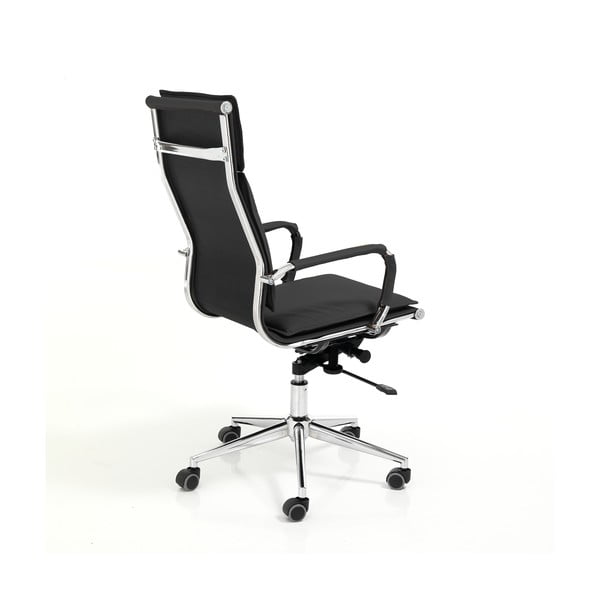 Fekete bőrutánzat irodai szék Premier – Tomasucci-image-2