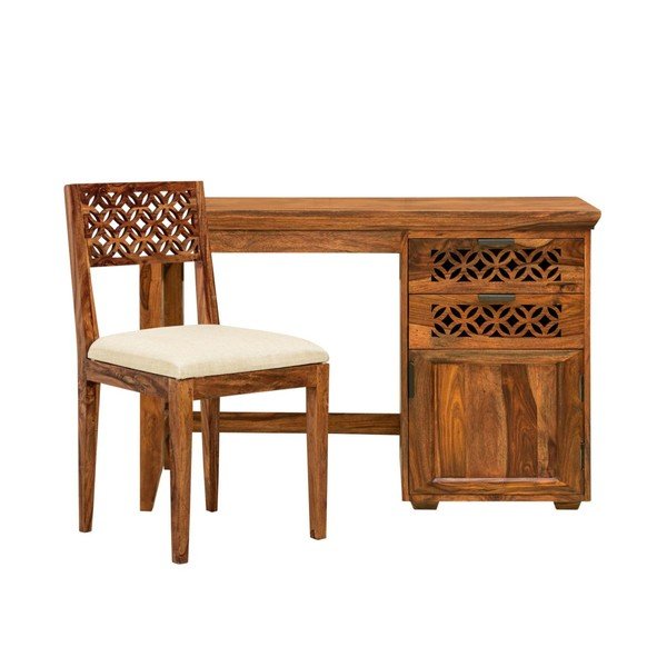 Rosie tömör rózsafa íróasztal - Massive Home-image-2