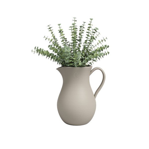 Bézs kerámia kézzel készített váza (magasság 30 cm) Harmonia – Artevasi-image-2