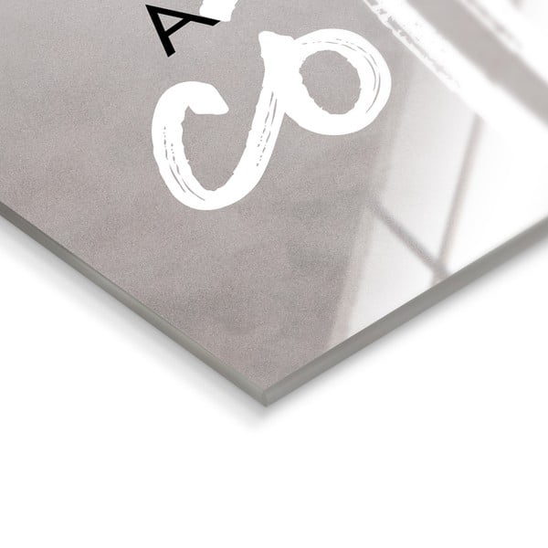 Glassclock Coffee Love falióra, 20 x 60 cm - Styler-image-2