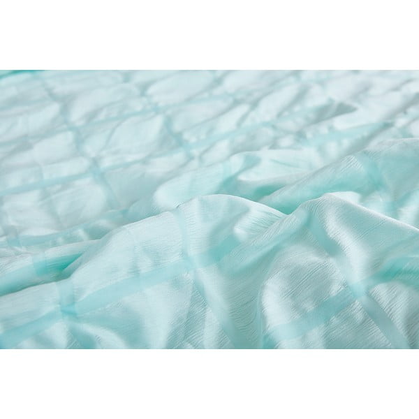 Mentazöld egyszemélyes krepp ágyneműhuzat 140x200 cm Naomi – My House-image-3