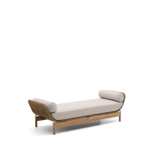 Natúr színű akácfa kerti kanapé Catalina – Kave Home-image-2