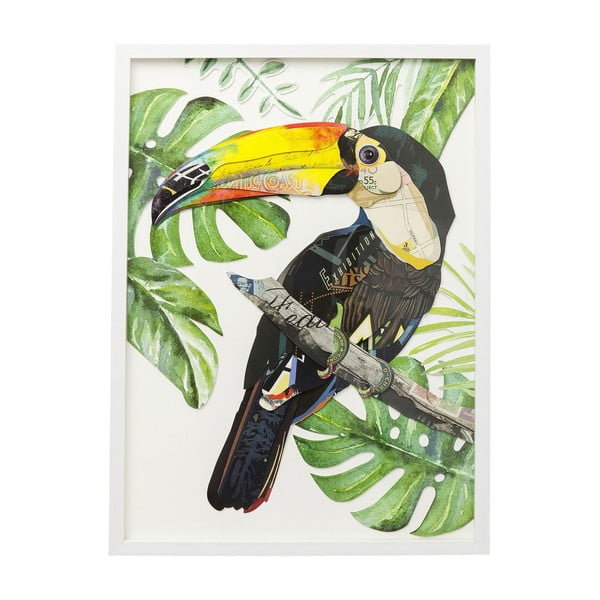 Paradise Single Bird kép, 70 x 50 cm - Kare Design