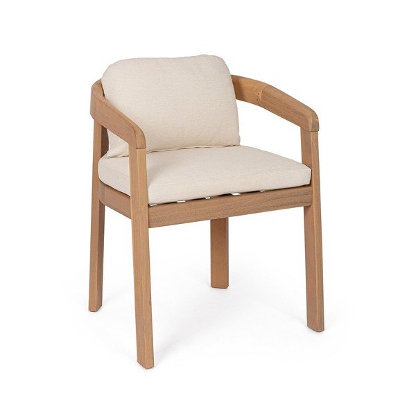 Natúr színű tömörfa kerti szék Pablo – Bizzotto