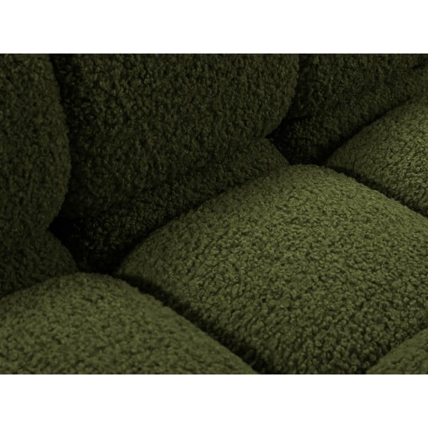 Zöld buklé moduláris kanapé 282 cm Bellis – Micadoni Home-image-1