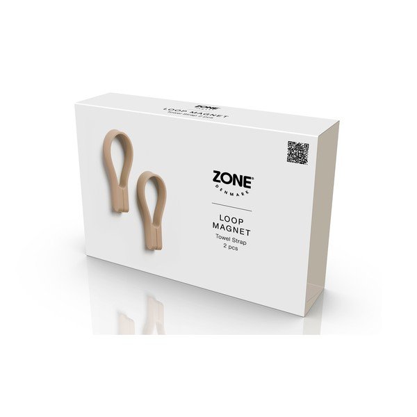 Bézs öntapadós akasztó szett 2 db-os Loop – Zone-image-3