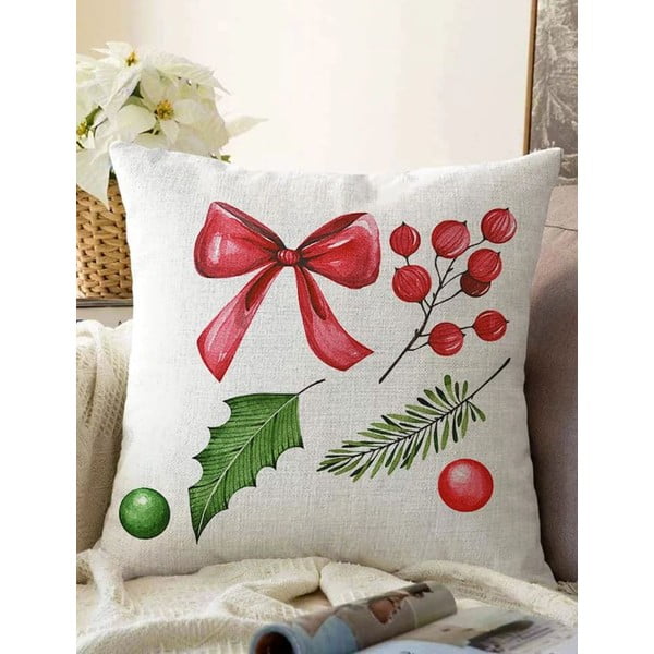 Párnahuzat karácsonyi mintával 43x43 cm – Mila Home