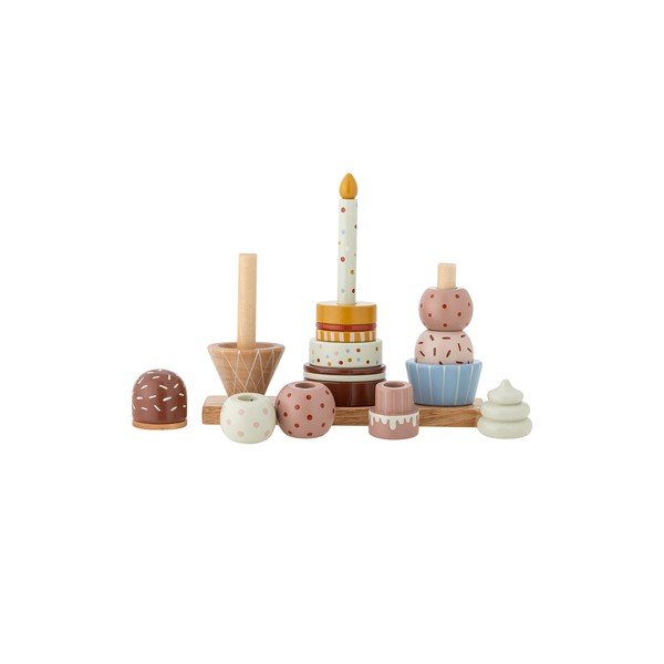 Tömörfa építőtorony Celebrate – Bloomingville Mini-image-4