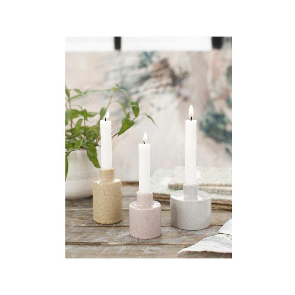 Ortona Glacier Grey agyagkerámia gyertyatartó, ⌀ 6,5 cm - A Simple Mess-image-3