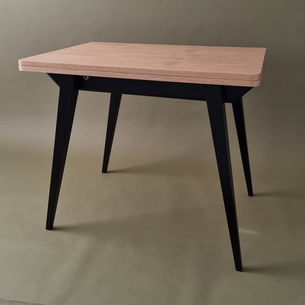 Bővíthető étkezőasztal kőrisfa dekoros asztallappal 65x90 cm Envelope – Ragaba-image-3