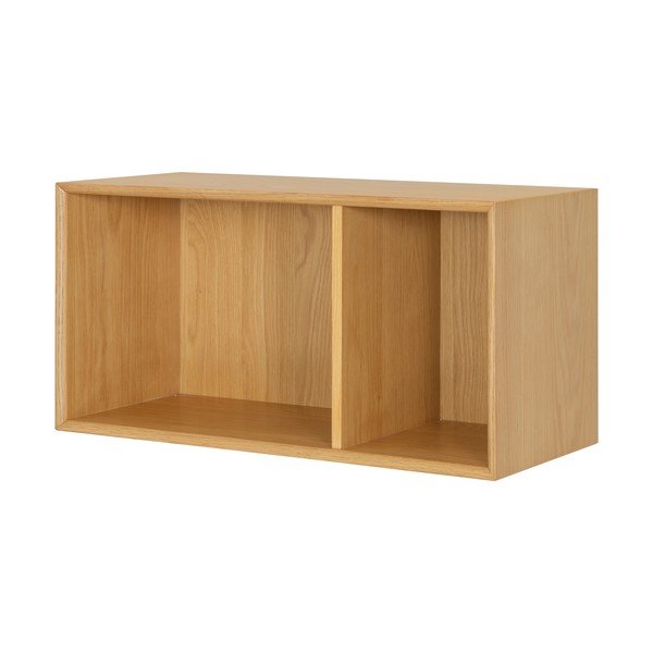 Natúr színű moduláris polcrendszer tölgyfa dekorral 70x36 cm Z  – Tenzo-image-4