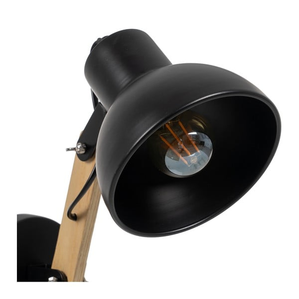 Fekete-natúr színű fali lámpa – Ixia-image-3