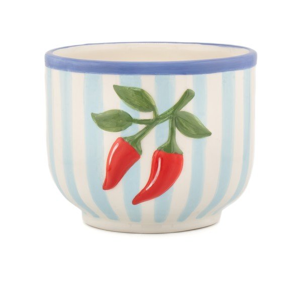 Kerámia kézzel festett kaspó ø 12 cm Chilli – Sass & Belle