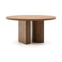 Kerek étkezőasztal diófa dekoros asztallappal ø 150 cm Nealy – Kave Home