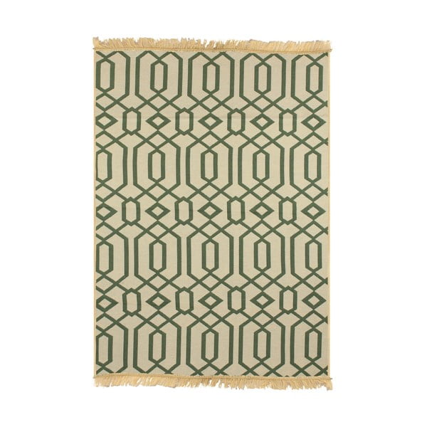 Ya Rugs Kenar zöld szőnyeg, 80 x 150 cm