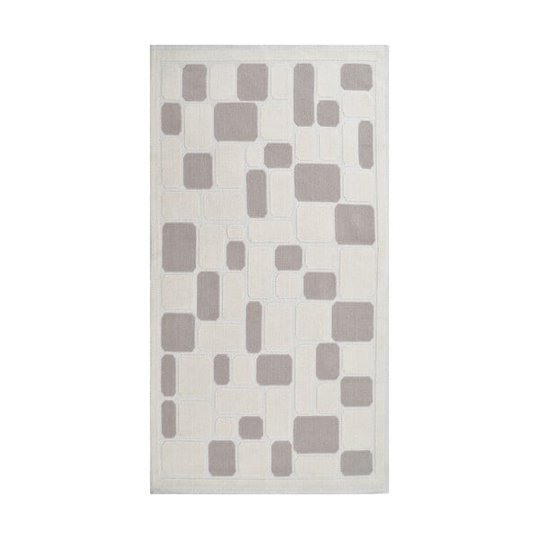 Mozaik Bej ellenálló pamut szőnyeg, 120 x 180 cm - Vitaus