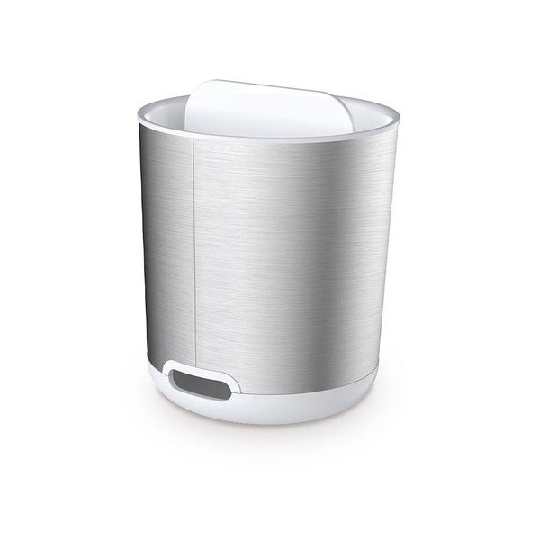 Ezüstszínű rozsdamentes acél fogkefetartó pohár Duo Steel – Joseph Joseph-image-3