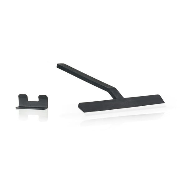 Rim fekete fürdőszobai vízlehúzó tartóval, szélesség 22 cm - Zone-image-2