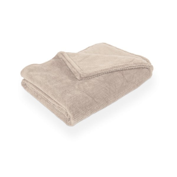 Szürkésbarna mikroplüss takaró 150x200 cm Pippa – Tiseco Home Studio