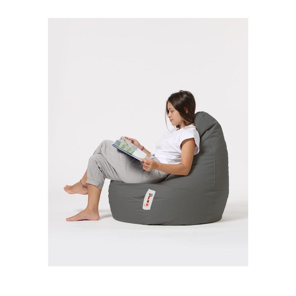 Sötétszürke kerti ülőzsák Drop – Floriane Garden-image-2