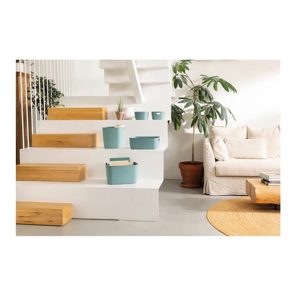 Műanyag tárolókosár szett 2 db-os 26x19x11 cm Softex – Curver-image-1