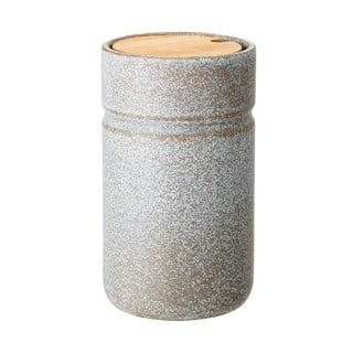 Kendra szürke agyagkerámia doboz bambusz fedéllel, 850 ml - Bloomingville