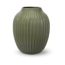 Sötétzöld agyagkerámia váza, magasság 25,5 cm - Kähler Design