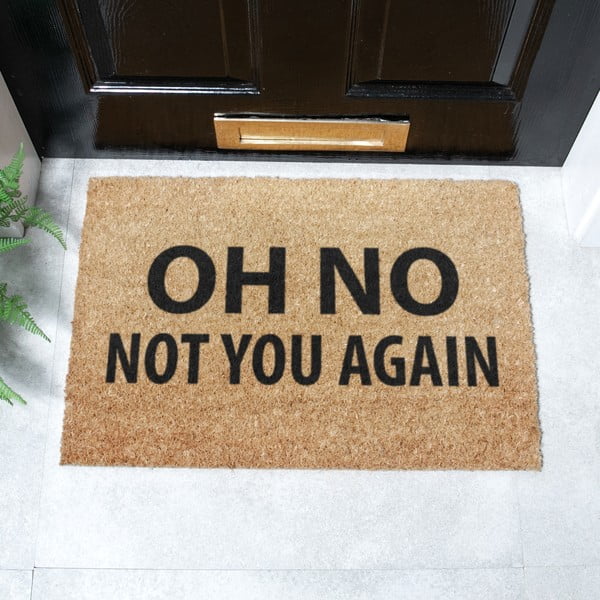 Kókuszrost lábtörlő 40x60 cm Not You Again – Artsy Doormats-image-2
