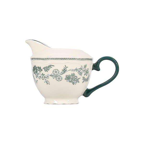 Zöld-elefántcsont színű porcelán tejkiöntő 180 ml Cyril – S|P Collection-image-2
