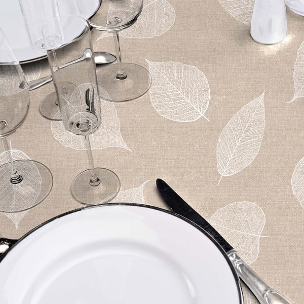 Lemosható asztalterítő ø 160 cm Feuillys – douceur d'intérieur-image-1