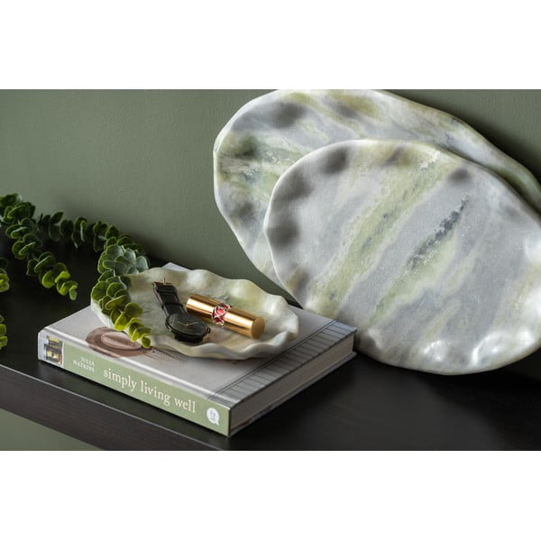 Márvány dekoratív tálca 21x31 cm Waved – PT LIVING-image-1