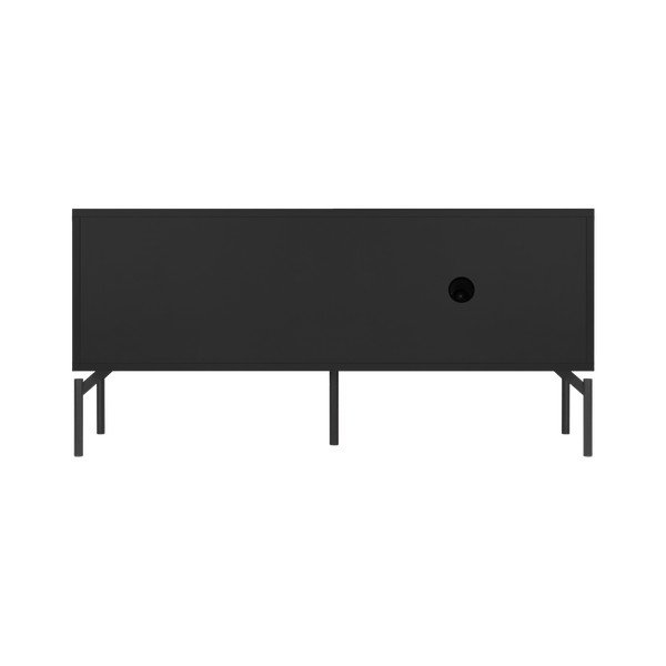 Fekete TV-állvány 116x55x42 cm Met Mini – noo.ma-image-3