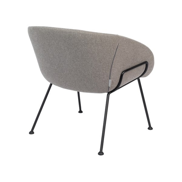 Feston szürke műbőr fotel - Zuiver-image-4