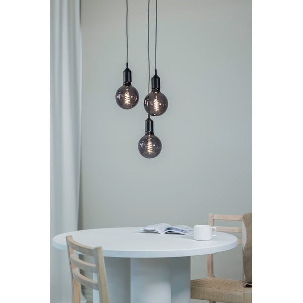 Fekete függőlámpa 25x25 cm Bronx - Markslöjd-image-1