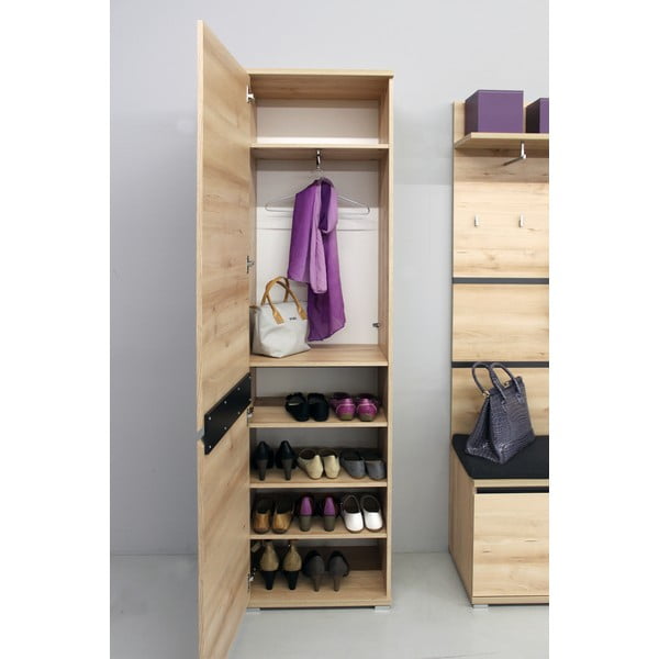 Ruhásszekrény bükkfa dekorral 54x200 cm Lissabon - Germania-image-2